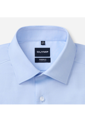 OLYMP Luxor 9924, Kék Hosszú Ujjú Ing Modern Fit New Kent