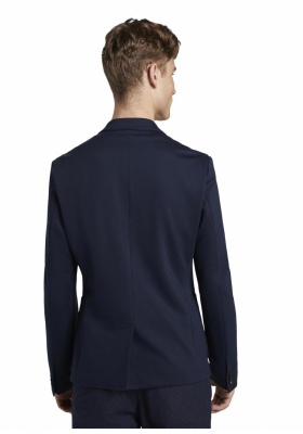 TOM TAILOR DENIM Twill Piquee 7134, Kék Zakó