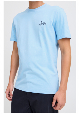 CASUAL FRIDAY Etienne 5410, Világoskék  Rövid Ujjú Póló