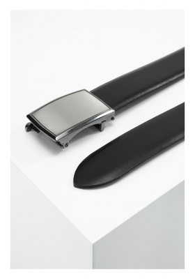 BUGATTI 0788, Fekete Bőr Öv