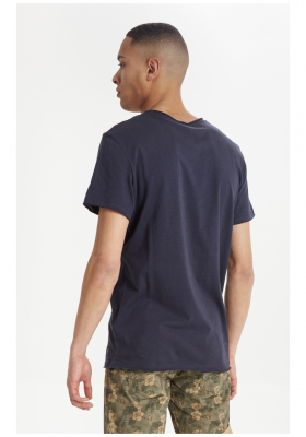 BLEND Palm 7885, Kék Rövid Ujjú Póló