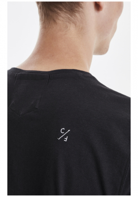 CASUAL FRIDAY Well Known 2916, Fekete Rövid Ujjú Póló