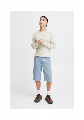 BLEND 6430, Világoskék Farmer Rövidnadrág