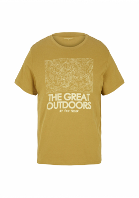 TOM TAILOR Outdoors 52, Zöld Rövid Ujjú Póló