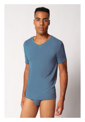 SKINY Calmodal 1428, Kék Rövid Ujjú Póló