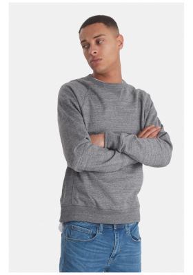 BLEND Alton 6979, Sötétszürke Környakú Pulóver