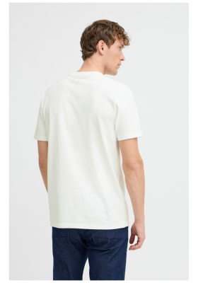 BLEND Javor 8179, Fehér Rövid Ujjú Póló Monkey