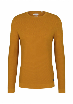 TOM TAILOR Modern 6492, Barna Kötött Pulóver