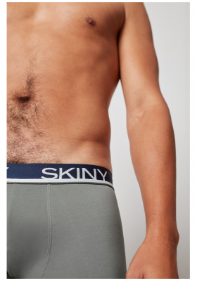 SKINY Cotton Multipack 6840, Multikolor Írisz Boxerernadrág Tripla Csomag