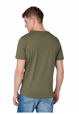 TOM TAILOR Basic 8637, Zöld Rövid Ujjú Póló