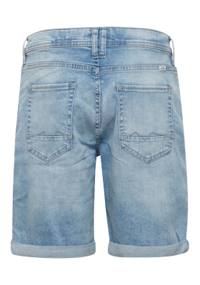 BLEND Twister 3326, Fehérített Kék Farmer Rövidnadrág