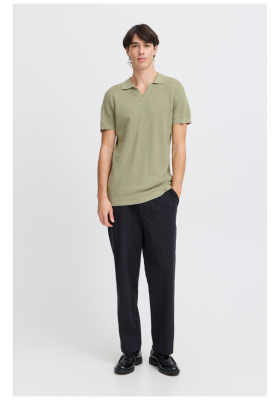 CASUAL FRIDAY Mateo 5399, Zöld Kötött Rövid Ujjú