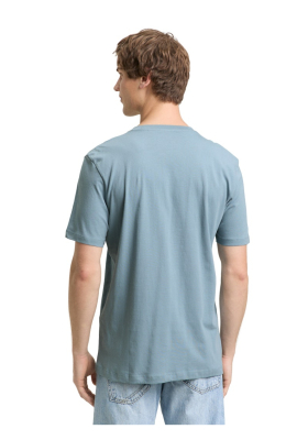 TOM TAILOR DENIM 0791, Világoskék Rövid Ujjú Póló