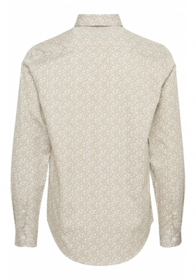 CASUAL FRIDAY Jermemy 5438, Natur Virágos Hosszú Ujjú Ing