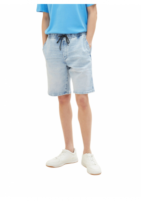 TOM TAILOR DENIM 5516, Világoskékék Farmer Rövidnadrág