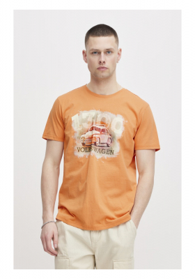 BLEND 6872 Naracssárga Rövid Ujjú Póló VW