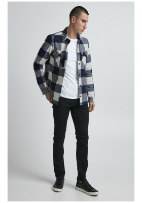 BLEND Check 3130, Kék Ingkabát