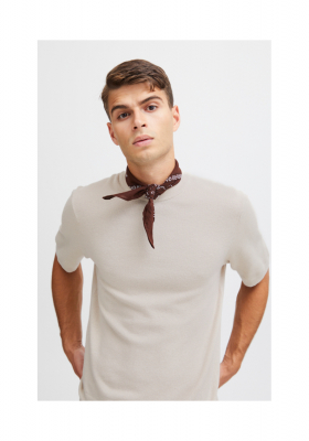 CASUAL FRIDAY Karl 4626, Homokszínű Rövid Ujjú Kötött Pulóver