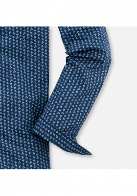OLYMP Casual 4006, Bézs Hosszú Ujjú Ing, Modern fit, Kent 
