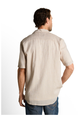 TOM TAILOR 9614, Bézs Rövid Ujjú Ing