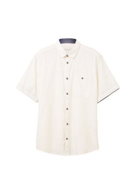 TOM TAILOR 6213, Bézs Rövid Ujjú Ing