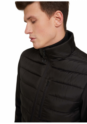 TOM TAILOR DENIM Hybrid 9241, Fekete Átmeneti Dzseki