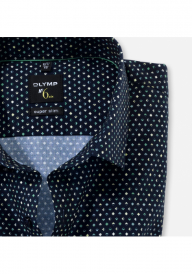 OLYMP No. Six 24/Seven 2548, Sárga Hosszú Ujjú Ing, Super slim, Urban Kent