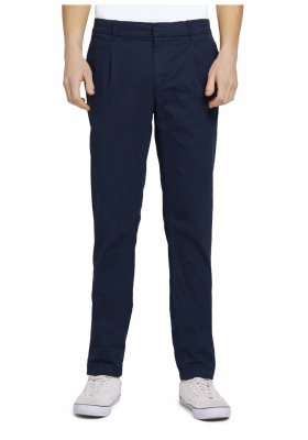 TOM TAILOR DENIM Twill 3623, Kék Chinonadrág
