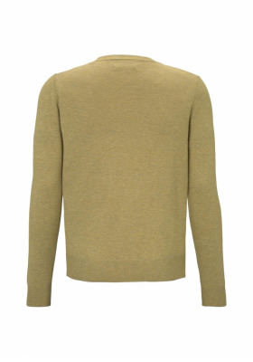 TOM TAILOR Striped 4290, Sárga Kötött Pulóve