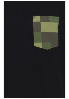 BLEND Workers 2443, Fekete Rövid Ujjú Póló