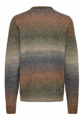 BLEND Dannie 8569, Barna Kötött Pulóver