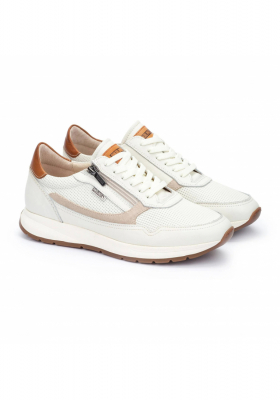 PIKOLINOS Getafe M2B-6263C3, Fehér Borjúbőr Sneaker Félcipő