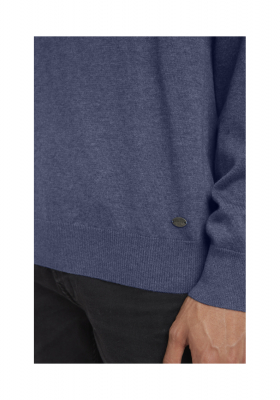 BLEND Nolen 2883, Kék Kötött Pulóver
