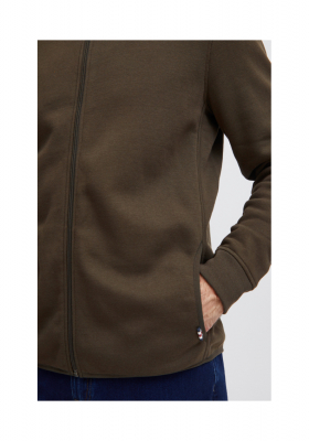 FQ1924 William 0560, Zöld Cipzáros Pulóver