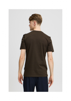 CASUAL FRIDAY Thor 4834, Sötétbarna Rövid Ujjú Póló, NOOS