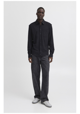 BLEND Alo 8372, Fekete Hosszú Ujjú Ing