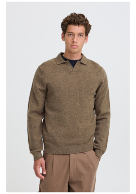 CASUAL FRIDAY Karl 5311, Csokibarna Kötött Pulóver