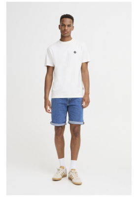 BLEND Twister 3326, Klasszikus Középkék Farmer Rövidnadrág