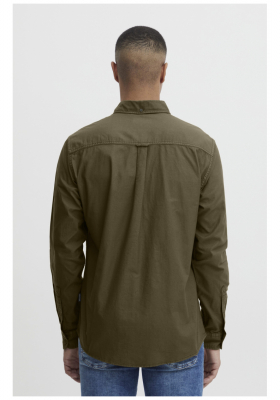 BLEND Bugley 4746, Zöld Hosszú Ujjú Ing