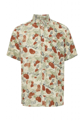 BLEND Abdel 7691, Virágos Rövid Ujjú Ing