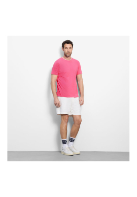 OLYMP 5610, Pink Pamut/Len Kevertszálú Rövid Ujjú Póló 