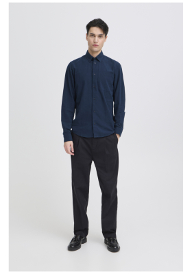 ASUAL FRIDAY Aaberg 6151, Sötétkék Hosszú Ujjú Ing