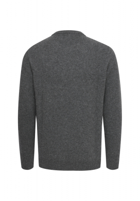 CASUAL FRIDAY Karl 3970, Szürke Kötött Gyapjú Pulóver, NOOS