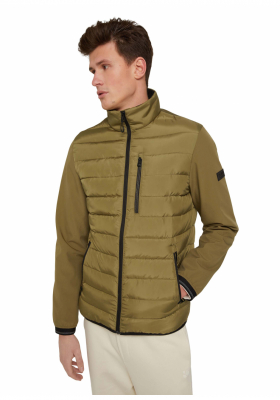 TOM TAILOR DENIM Hybrid 9241, Zöld Átmeneti Dzseki