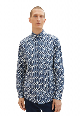 TOM TAILOR 7456, Zöld Hosszú Ujjú Ing