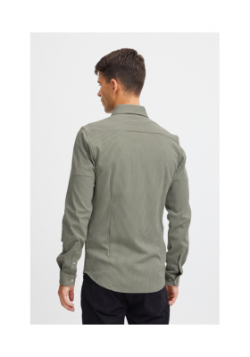 CASUAL FRIDAY Arthur 5044, Zöld Csíkos Hosszú Ing