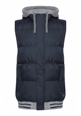 BLEND Hoody Vest 3196, Kék Mellény