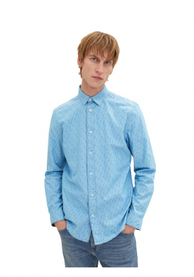 TOM TAILOR 4883, Kék Hosszú Ujjú Ing 