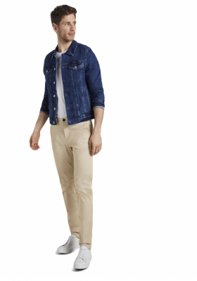 TOM TAILOR Tech Chino 7673, Bézs Chinonadrág