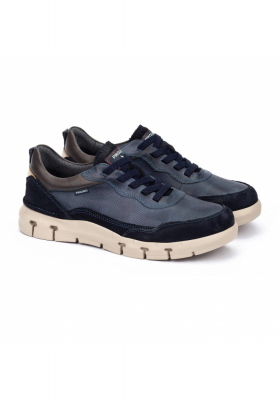 PIKOLINOS Gabanes M2L-4287C1, Kék Borjúbőr Félcipő